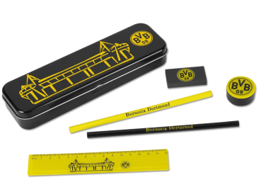 Borussia Dortmund - Schreibset mit Metallbox